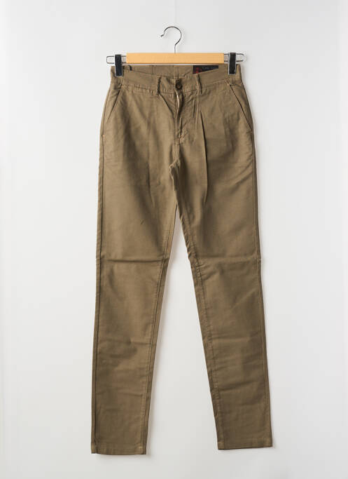 Pantalon chino vert LA CIBLE ROUGE pour homme