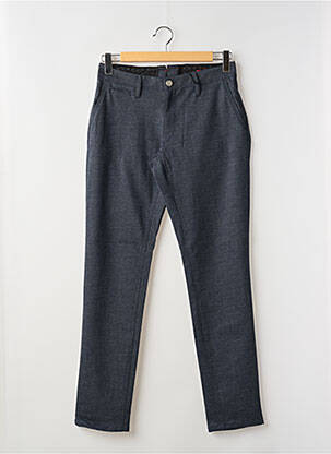 Pantalon chino stretch taille normale bleu LA CIBLE ROUGE homme