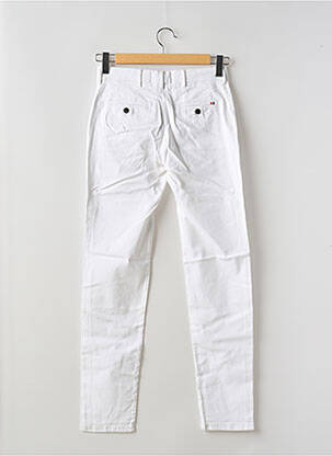 Pantalon chino stretch taille normale blanc LA CIBLE ROUGE homme