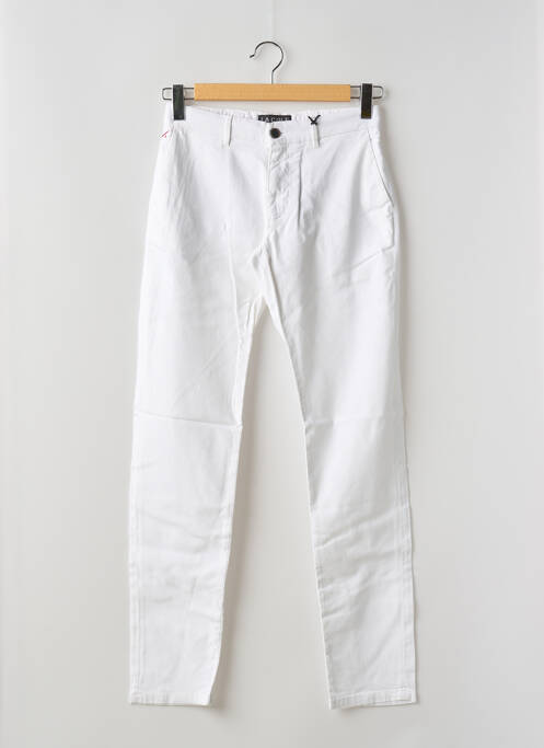 Pantalon chino blanc LA CIBLE ROUGE pour homme