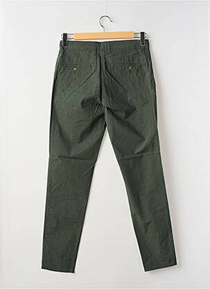 Pantalon chino stretch taille normale vert LA CIBLE ROUGE homme