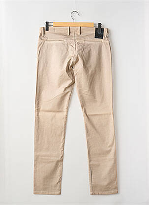 Pantalon droit stretch taille normale beige LA CIBLE ROUGE homme