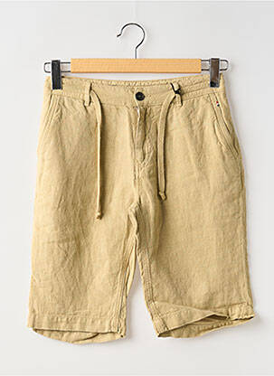 Bermuda coupe droite taille normale beige LA CIBLE ROUGE homme