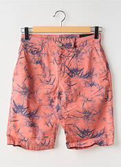 Bermuda orange LA CIBLE ROUGE pour homme seconde vue