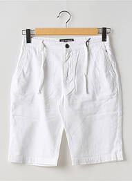 Bermuda stretch taille normale blanc LA CIBLE ROUGE homme