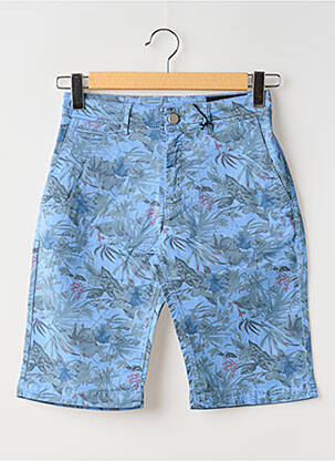 Bermuda stretch taille normale bleu LA CIBLE ROUGE homme