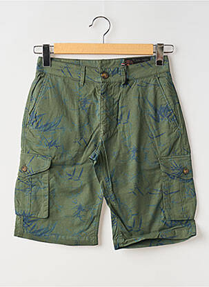 Bermuda stretch taille normale vert LA CIBLE ROUGE homme