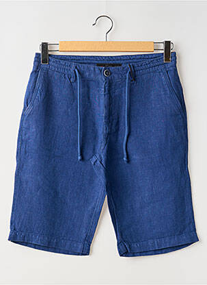 Bermuda coupe droite taille normale bleu LA CIBLE ROUGE homme