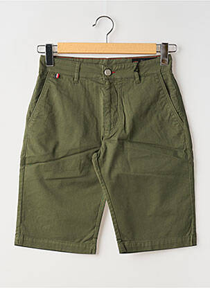 Bermuda stretch taille normale vert LA CIBLE ROUGE homme