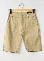 Bermuda stretch taille normale beige LA CIBLE ROUGE homme