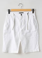 Bermuda blanc LA CIBLE ROUGE pour homme seconde vue