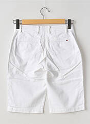 Bermuda blanc LA CIBLE ROUGE pour homme seconde vue