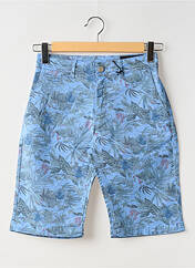 Bermuda bleu LA CIBLE ROUGE pour homme seconde vue