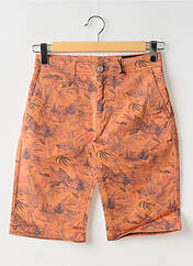 Bermuda orange LA CIBLE ROUGE pour homme seconde vue