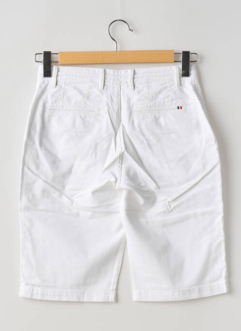 Bermuda blanc LA CIBLE ROUGE pour homme