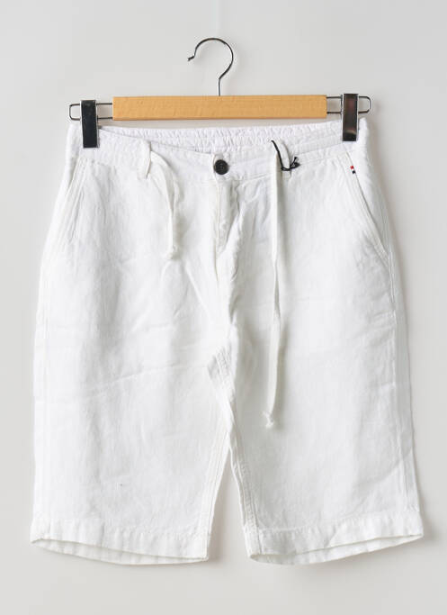 Bermuda blanc LA CIBLE ROUGE pour homme