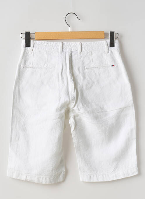 Bermuda blanc LA CIBLE ROUGE pour homme