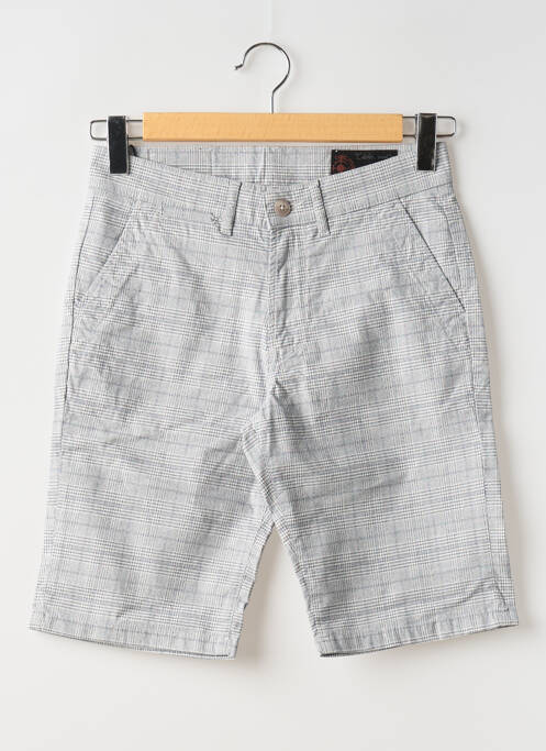 Bermuda gris LA CIBLE ROUGE pour homme