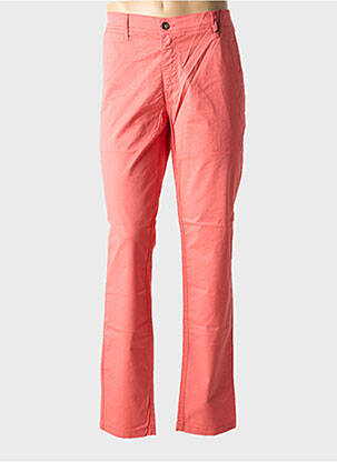 Pantalon chino stretch taille normale orange LA CIBLE ROUGE homme