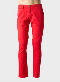 Pantalon chino poches rouge LA CIBLE ROUGE homme