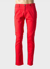 Pantalon chino rouge LA CIBLE ROUGE pour homme seconde vue