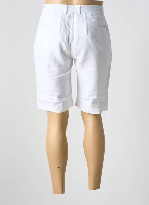 Bermuda blanc LA CIBLE ROUGE pour homme