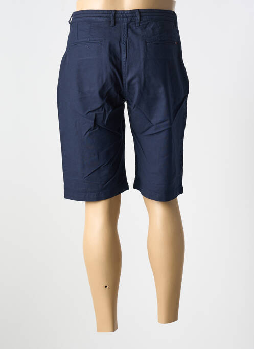 Bermuda bleu LA CIBLE ROUGE pour homme