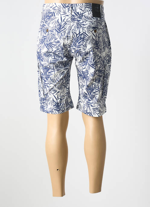 Bermuda bleu LA CIBLE ROUGE pour homme