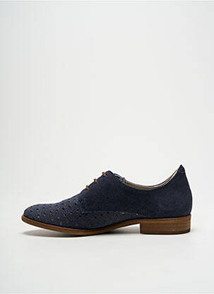 Derbies bout pointu talon plat jusqu'à 3cm bleu DORKING femme
