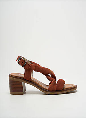 Sandales/nu pieds talon bottier talon de 4 à 6cm marron DORKING femme