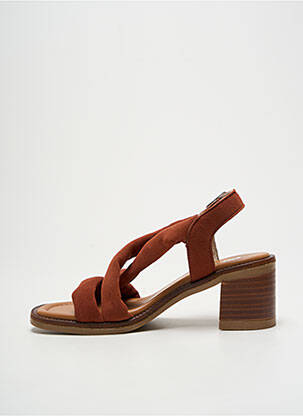 Sandales/nu pieds talon bottier talon de 4 à 6cm marron DORKING femme