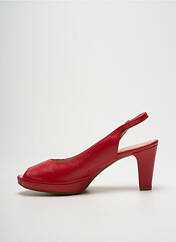 Sandales/Nu pieds rouge DORKING pour femme seconde vue