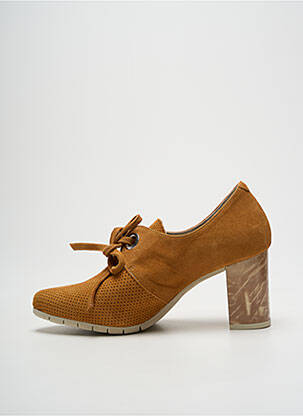 Derbies bout pointu talon de 7 à 9cm marron DORKING femme