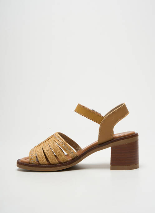 Sandales/Nu pieds marron FLUCHOS pour femme