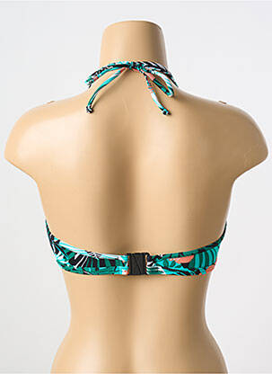 Haut de maillot de bain stretch haut soutien-gorge moulé vert FREYA femme