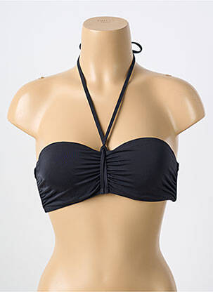 Haut de maillot de bain stretch haut bandeau noir FREYA femme