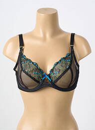 Soutien-gorge légère et transparente haut soutien-gorge emboitant noir FREYA femme