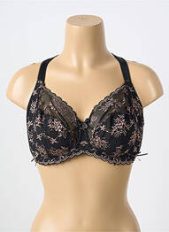 Soutien-gorge broderie haut soutien-gorge emboitant noir FREYA femme