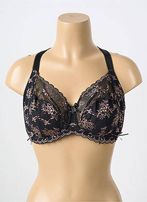 Soutien-gorge broderie haut soutien-gorge emboitant noir FREYA femme