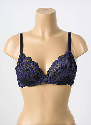 Soutien-gorge broderie haut soutien-gorge emboitant bleu WACOAL femme