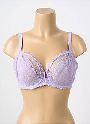 Soutien-gorge légère et transparente haut soutien-gorge emboitant violet FREYA femme