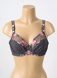 Soutien-gorge broderie haut soutien-gorge emboitant gris FANTASIE femme