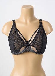Soutien-gorge tissage tulle haut soutien-gorge emboitant noir FREYA femme