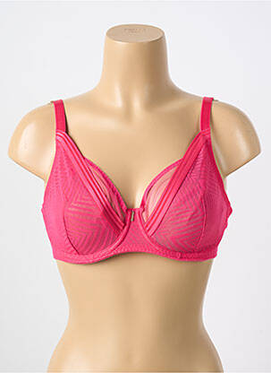 Soutien-gorge tissage tulle haut soutien-gorge emboitant rose FREYA femme