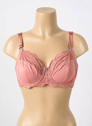 Soutien-gorge tissage dentelle haut soutien-gorge emboitant orange FANTASIE femme