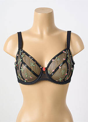 Soutien-gorge légère et transparente haut soutien-gorge emboitant noir FREYA femme