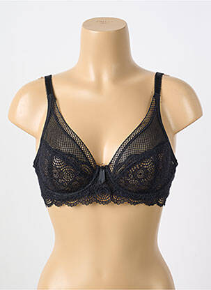 Soutien-gorge légère et transparente haut soutien-gorge emboitant noir FREYA femme