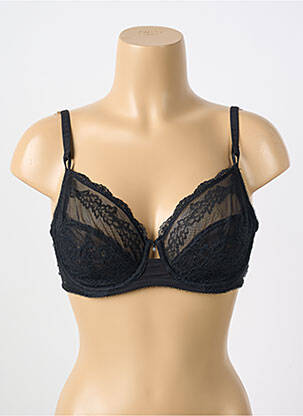 Soutien-gorge tissage dentelle haut soutien-gorge emboitant noir WACOAL femme