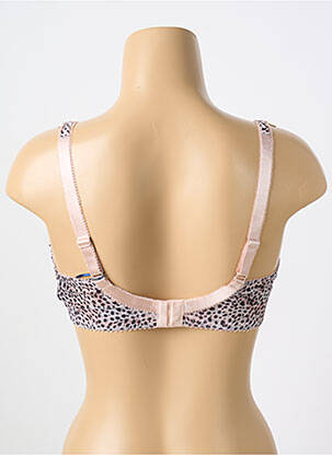 Soutien-gorge effet matière satinée haut soutien-gorge emboitant marron FANTASIE femme