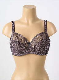 Soutien-gorge légère et transparente haut soutien-gorge emboitant marron FANTASIE femme